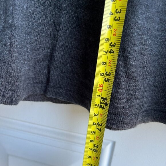 BCX Dress  Fit & Flare Gray Knit Long Sleeve   Junior XL NWT - Picture 11 of 11